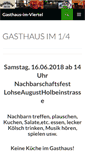 Mobile Screenshot of gasthaus-im-viertel.de
